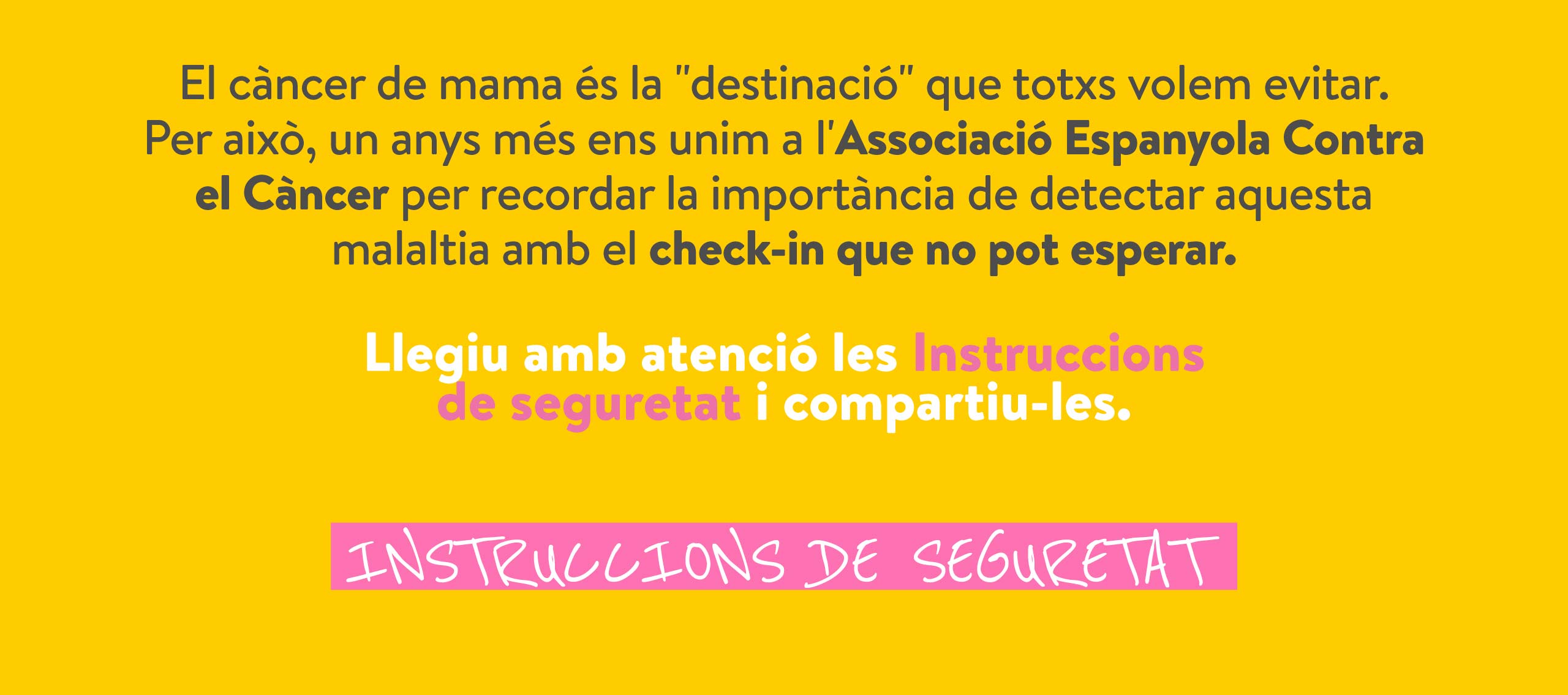 Llegiu amb atenció les Instruccions de seguretat i compartiu-les.